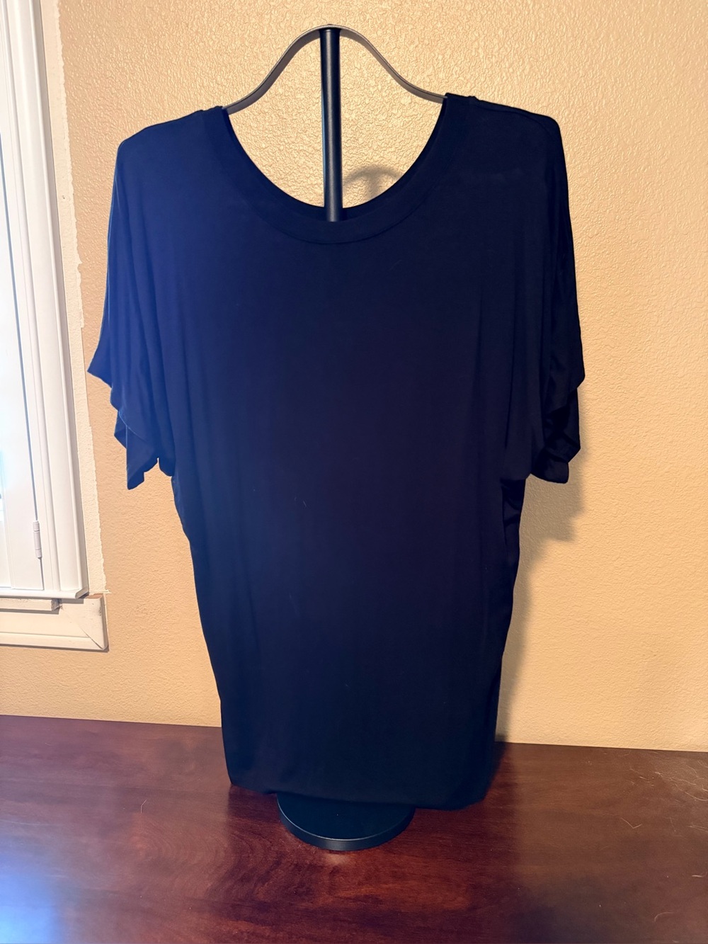 Classic Black Short-Sleeve Crewneck Tee